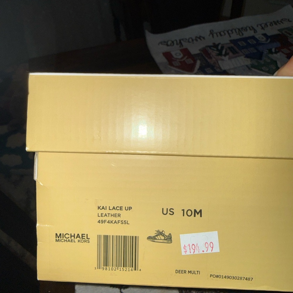 Michael Kors women’s Kai Lace Up Leopard Sneakers size 10 new ! - Picture 8 of 8